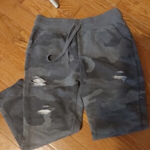 CUTE distressed Womans Aerie Sweatpants